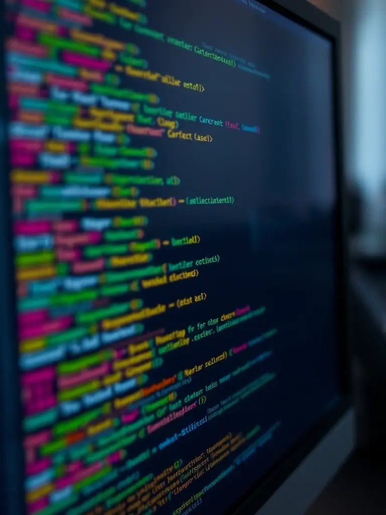 A visually appealing representation of CSS code, showcasing the styling and design aspects of web development, within the context of a CSS course module.