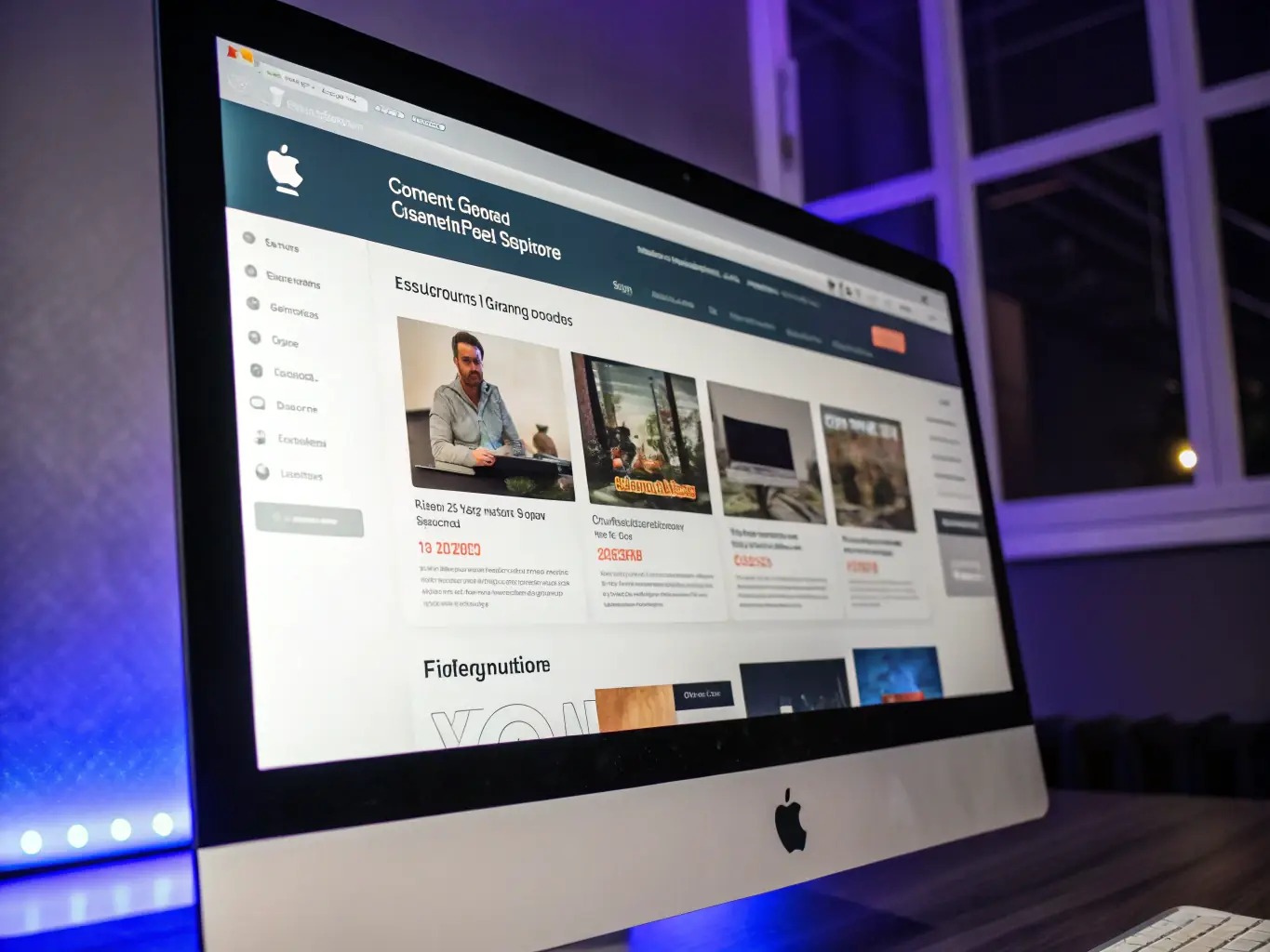 An image showcasing a fully functional and visually appealing website built using WordPress, highlighting its user-friendly interface and customizable features.